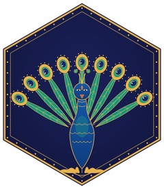 peacock hex logo